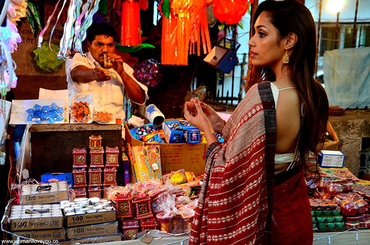 diwali saree sutra