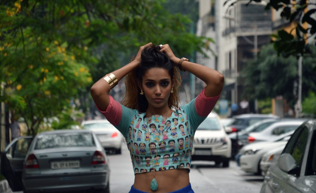 Quirk Box Frida Kahlo Crop Top