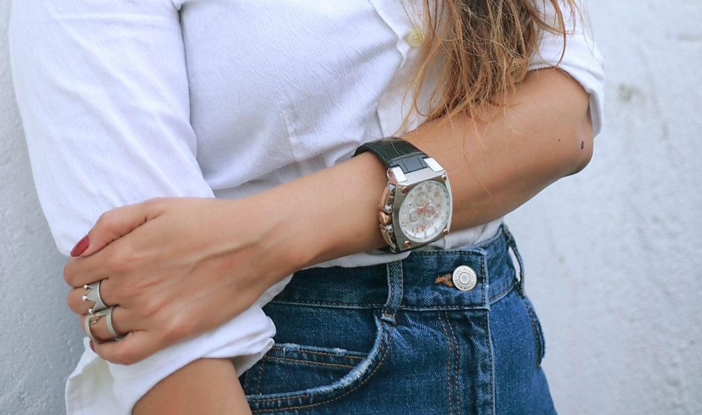 Wooplr Fashion Denim Watch